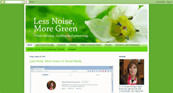 Desktop Screenshot of lessnoise-moregreen.com